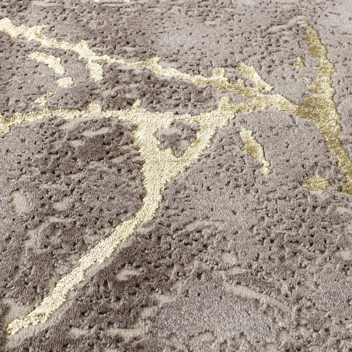 Covor Marmara tesatura densa, textura premium, Beige Gold